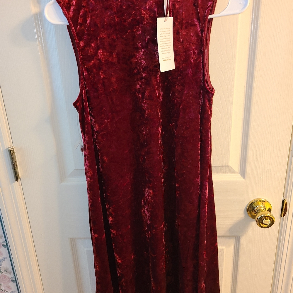 Velvet modcloth dress